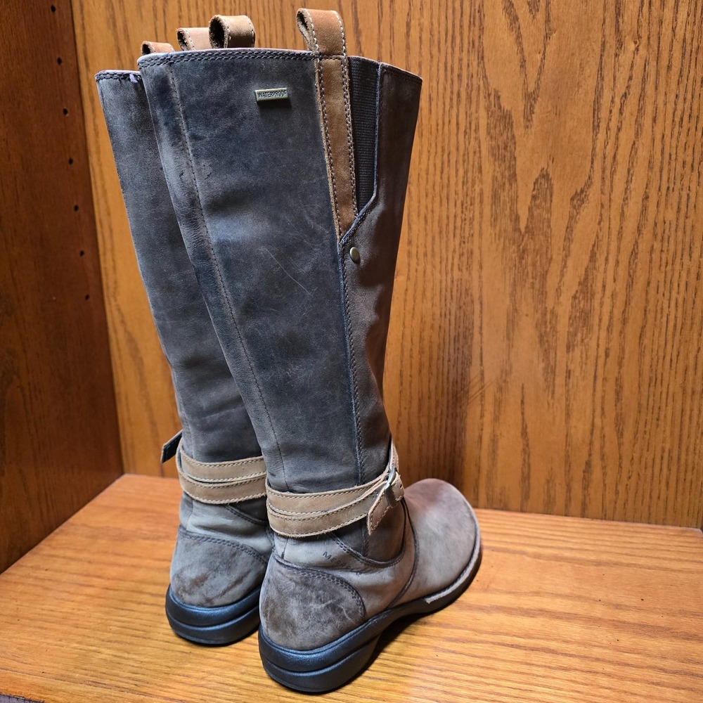 Merrell Captiva Tall Riding Boots Womens Size 5.5 EU 35.5 Cinnamon Brown Leather - Picture 3 of 11